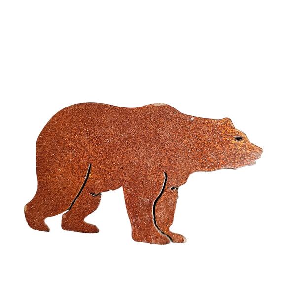 Decorative Magnets Bear Moose 5" Refrigerator Metal Rustic Wilderness Animal - Picture 6 of 9